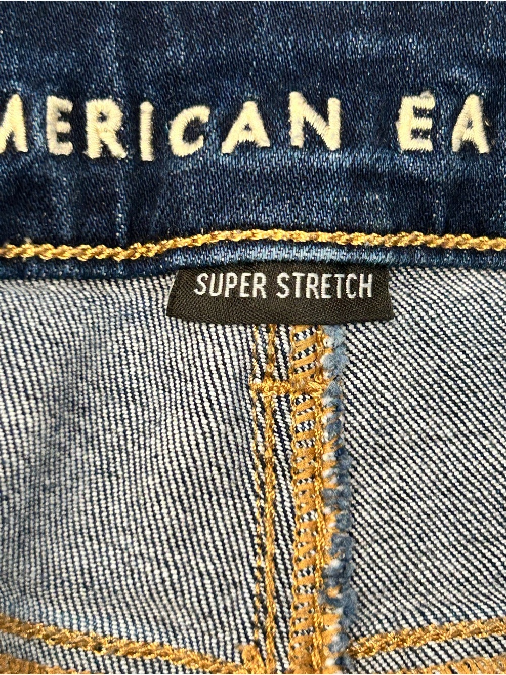American Eagle Favorite Boyfriend Super Stretch Jeans 14 Denim Casual Bootcut - Picture 2 of 11